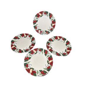 Vintage Rare Fine Apple Rimmed Plates